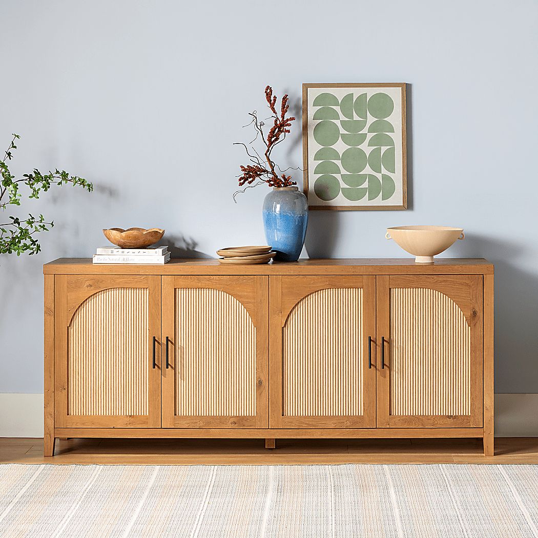 Millhaven Oak 70" Sideboard