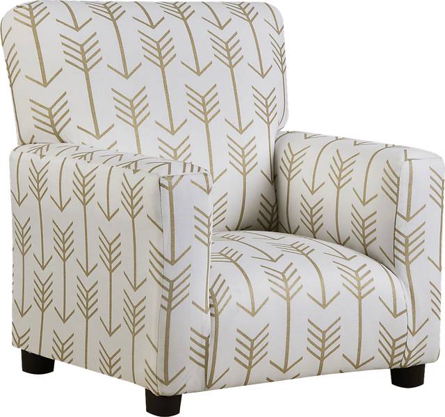 Millie Beige Toddler Accent Chair - Thumbnail - Image 1