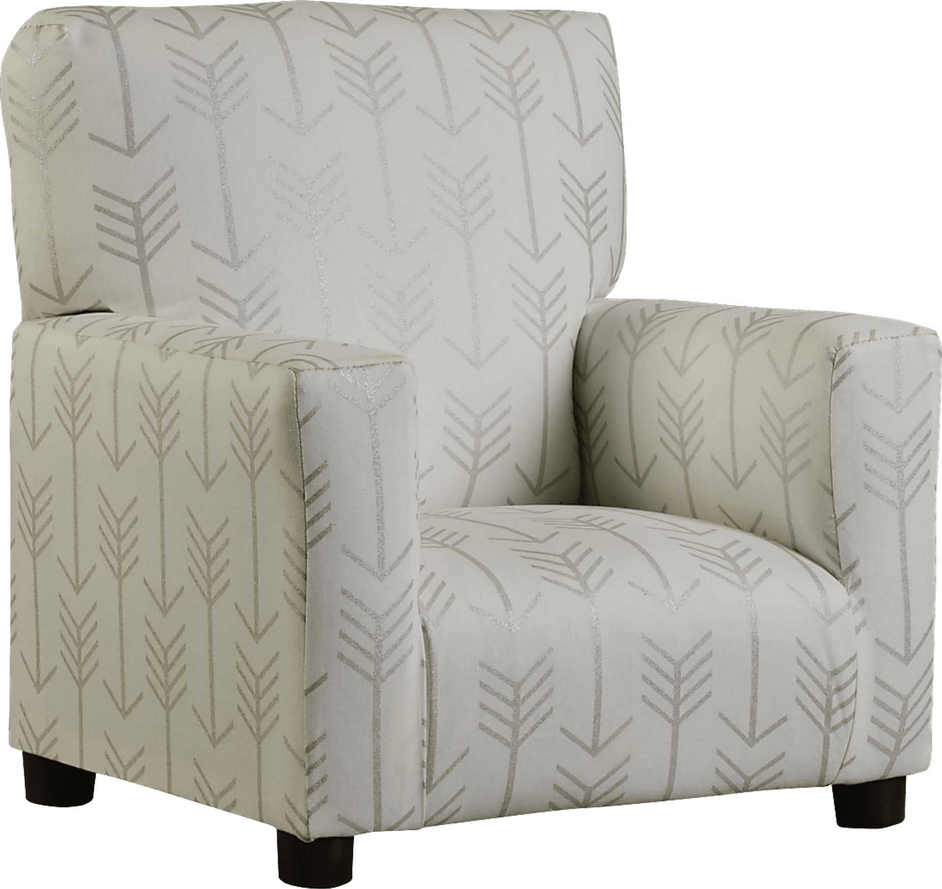 Millie Silver Toddler Accent Chair - Image 1