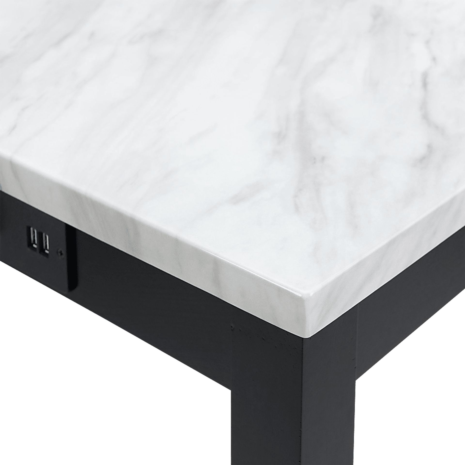 Millpond White Bar Table with Stools - Image 8