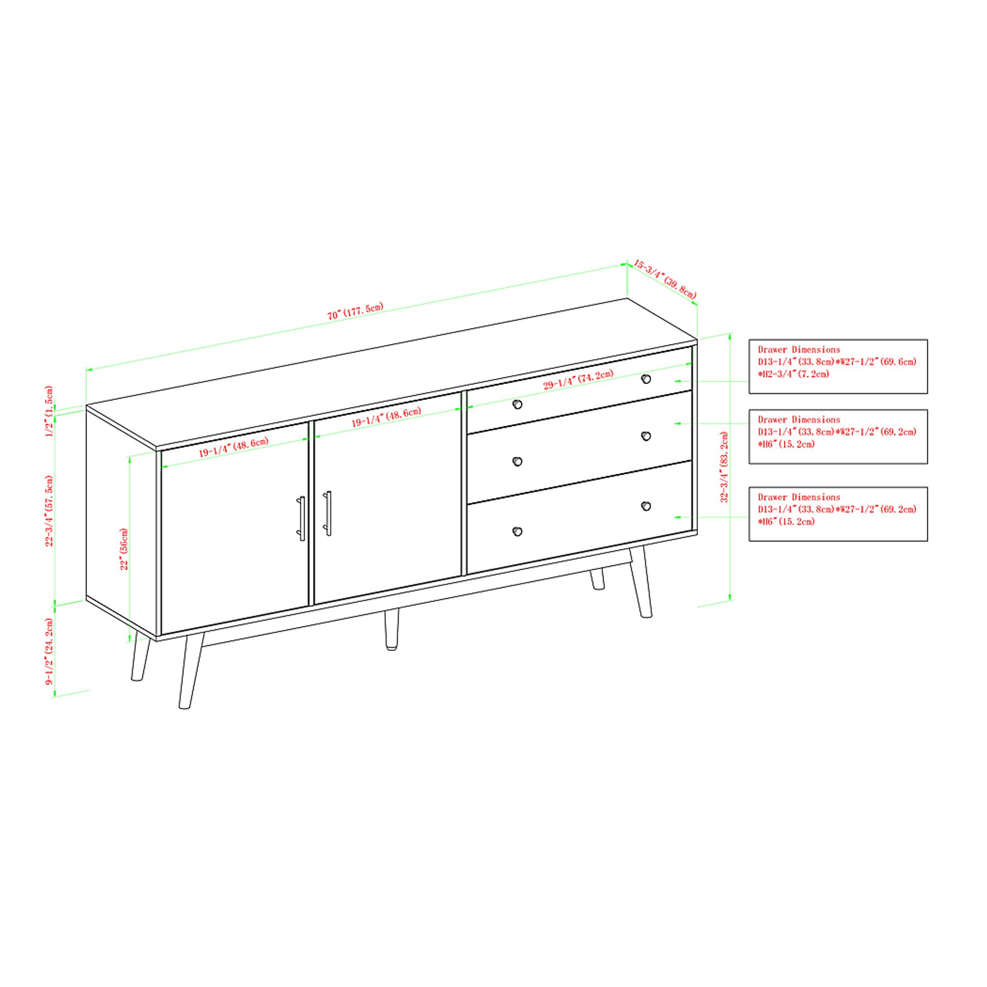 Millport Brown Sideboard - Image 6