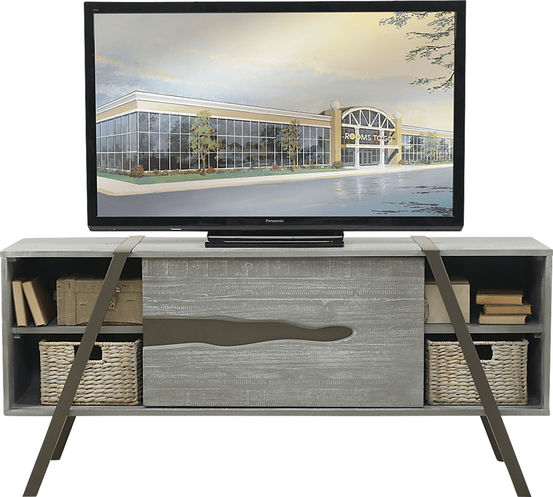 Millwood Gray 66 in. Console - Image 1
