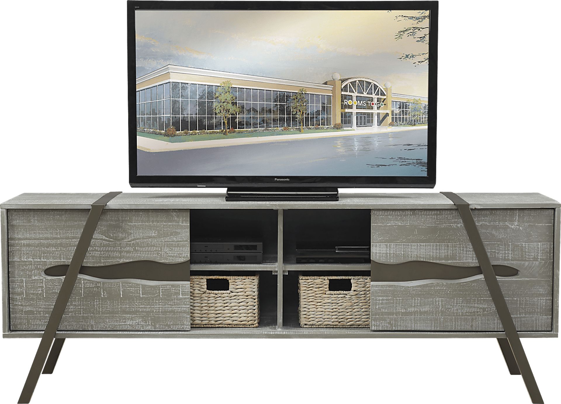 Millwood Gray 82 in. Console - Image 2