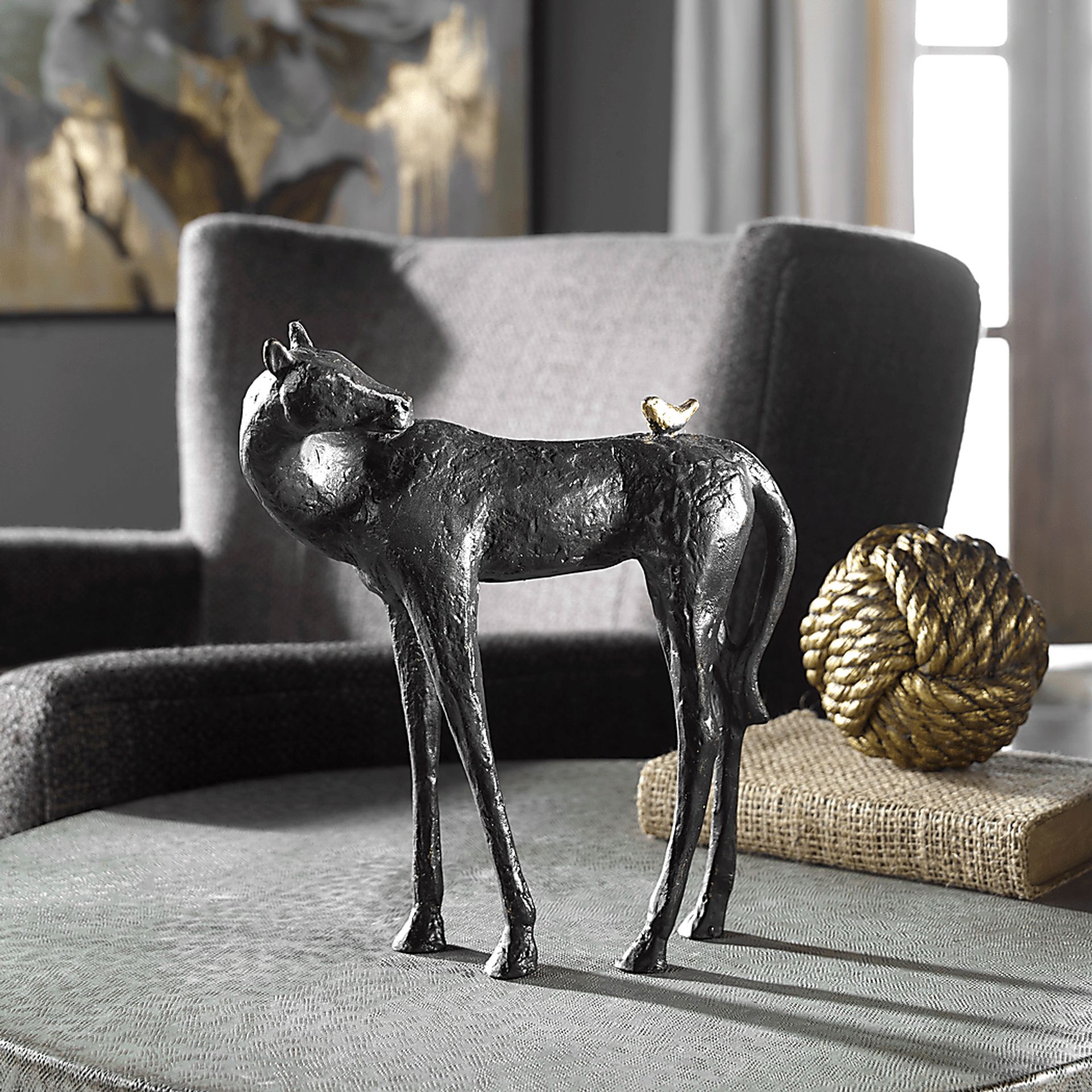 Milly And Perry Brown Sculpture - Image 3
