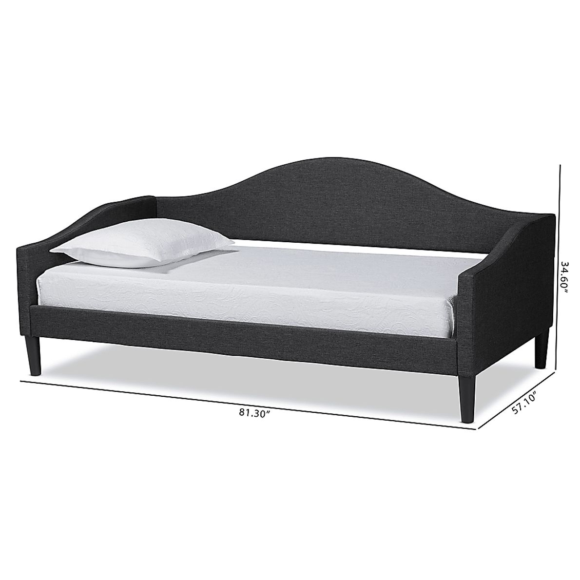 Millyann Charcoal Full Daybed