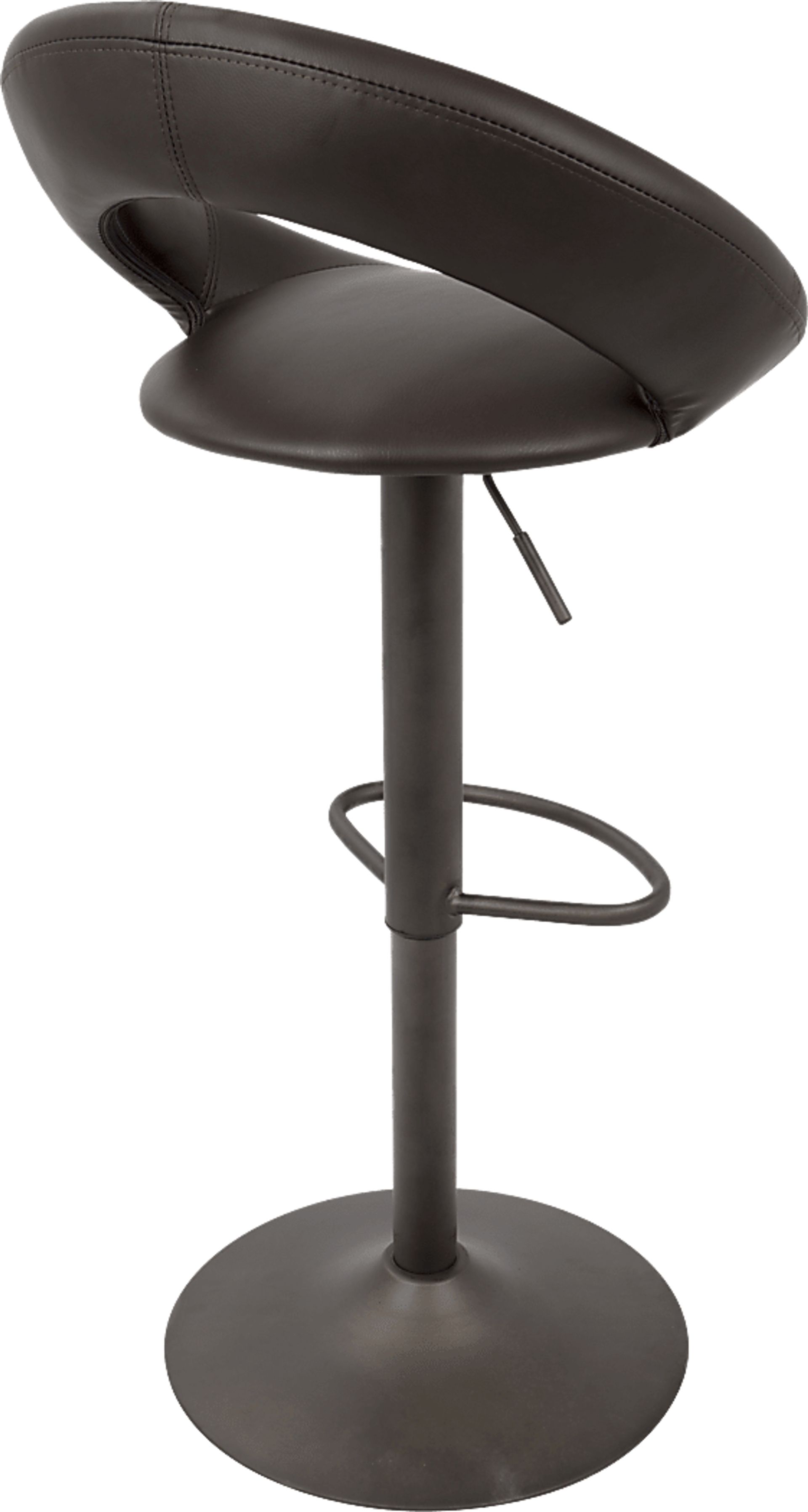 Milos Brown Barstool (Set of 2) - Image 2