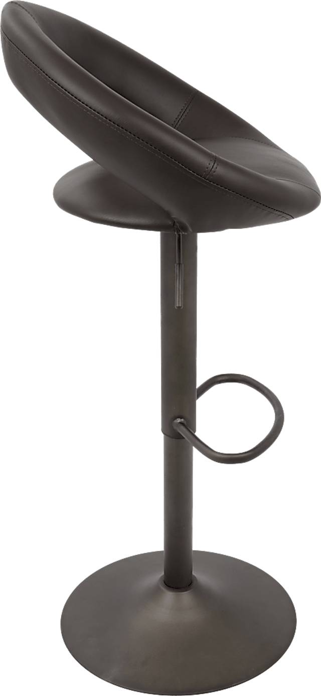 Milos Brown Barstool (Set of 2) - Thumbnail - Image 3
