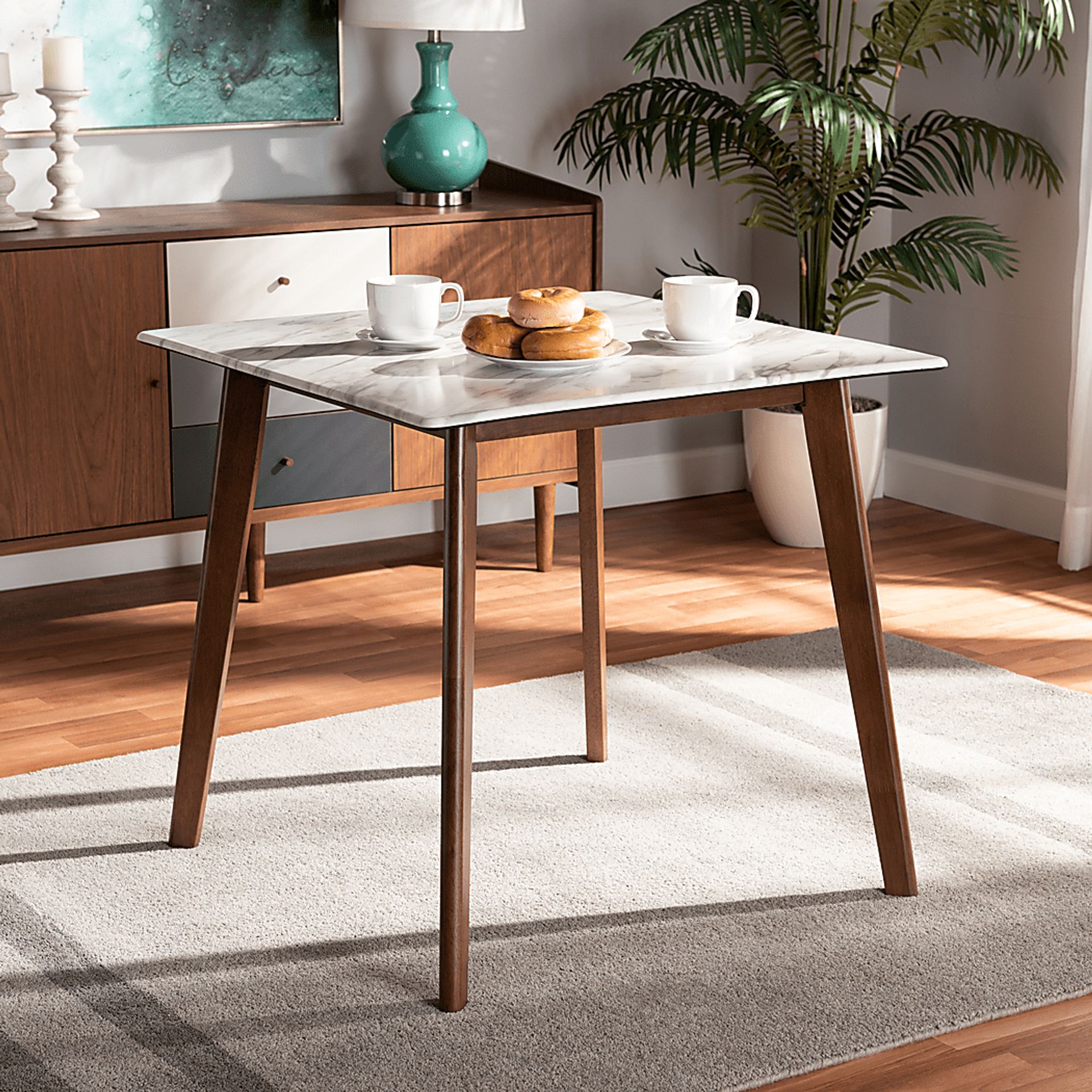 Milroy White Dining Table - Image 5