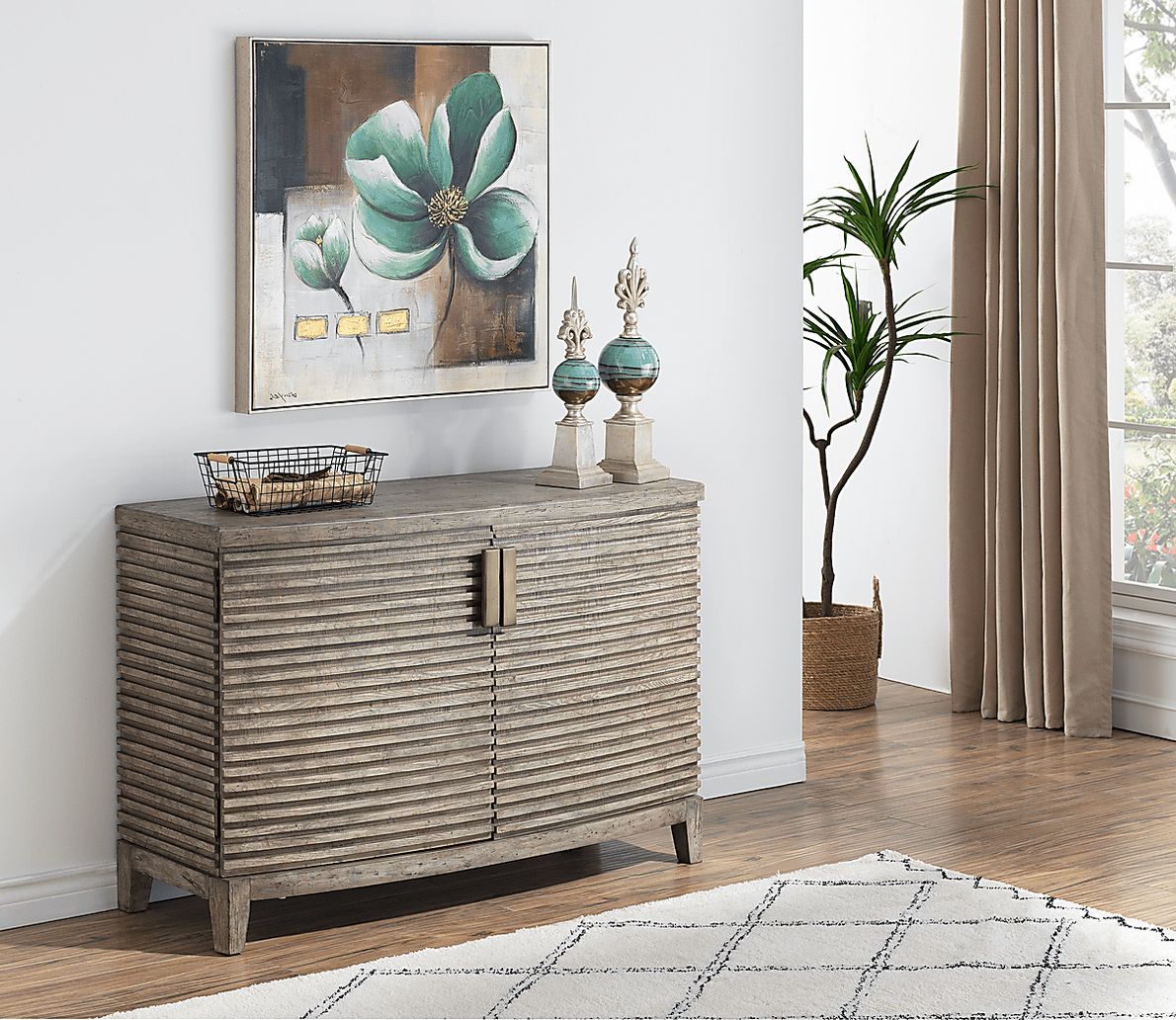 Milsom Gray Accent Cabinet