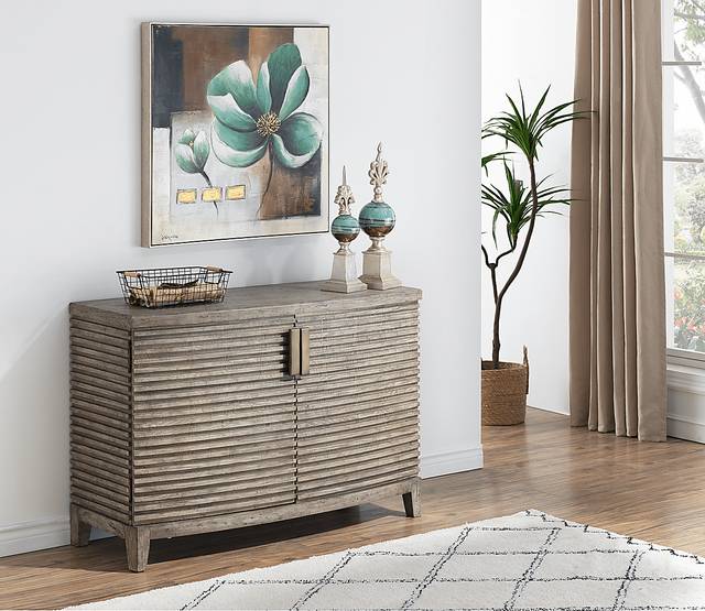 Milsom Gray Accent Cabinet - Thumbnail - Image 2