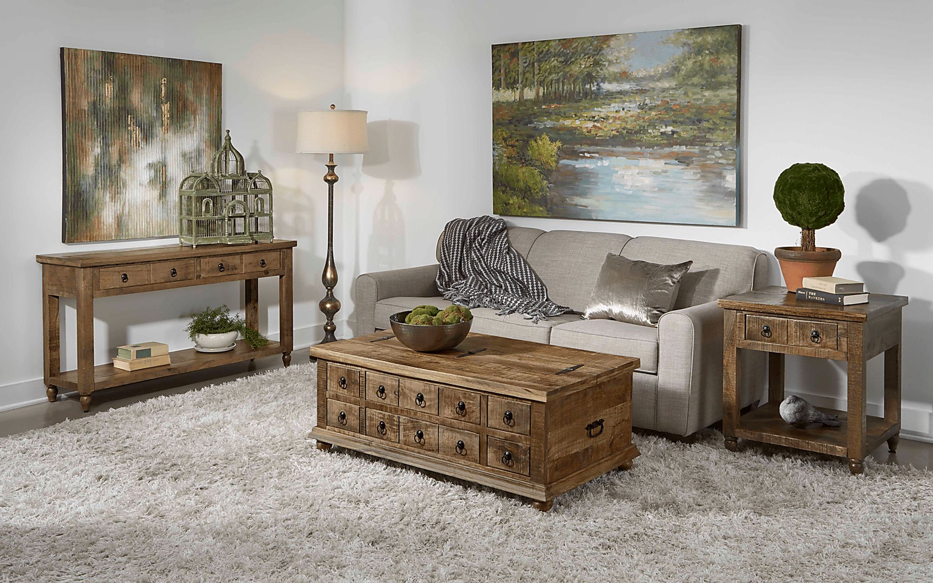 Milton Road Brown Accent Table - Image 8