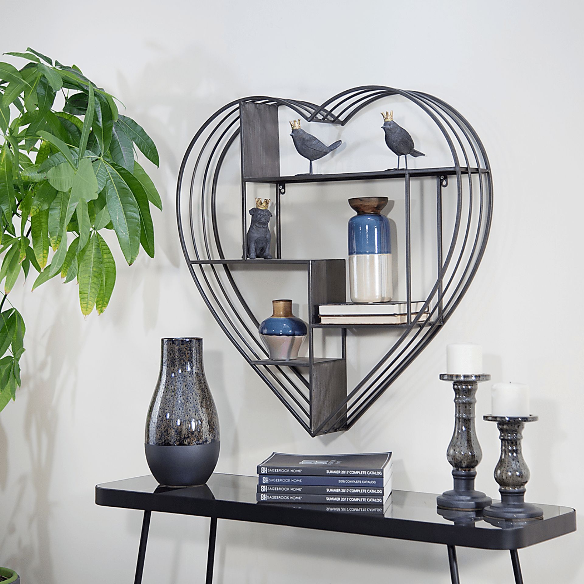 Mimbro Black Wall Shelf - Image 2