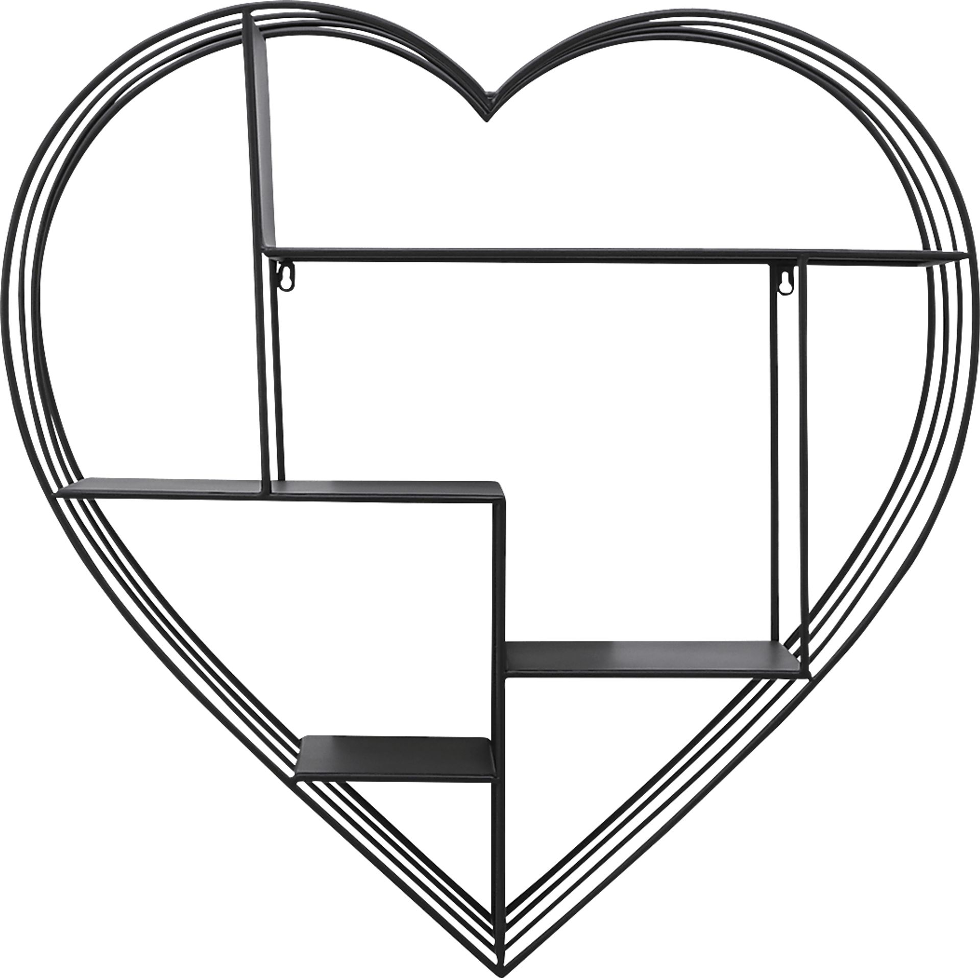 Mimbro Black Wall Shelf - Image 1