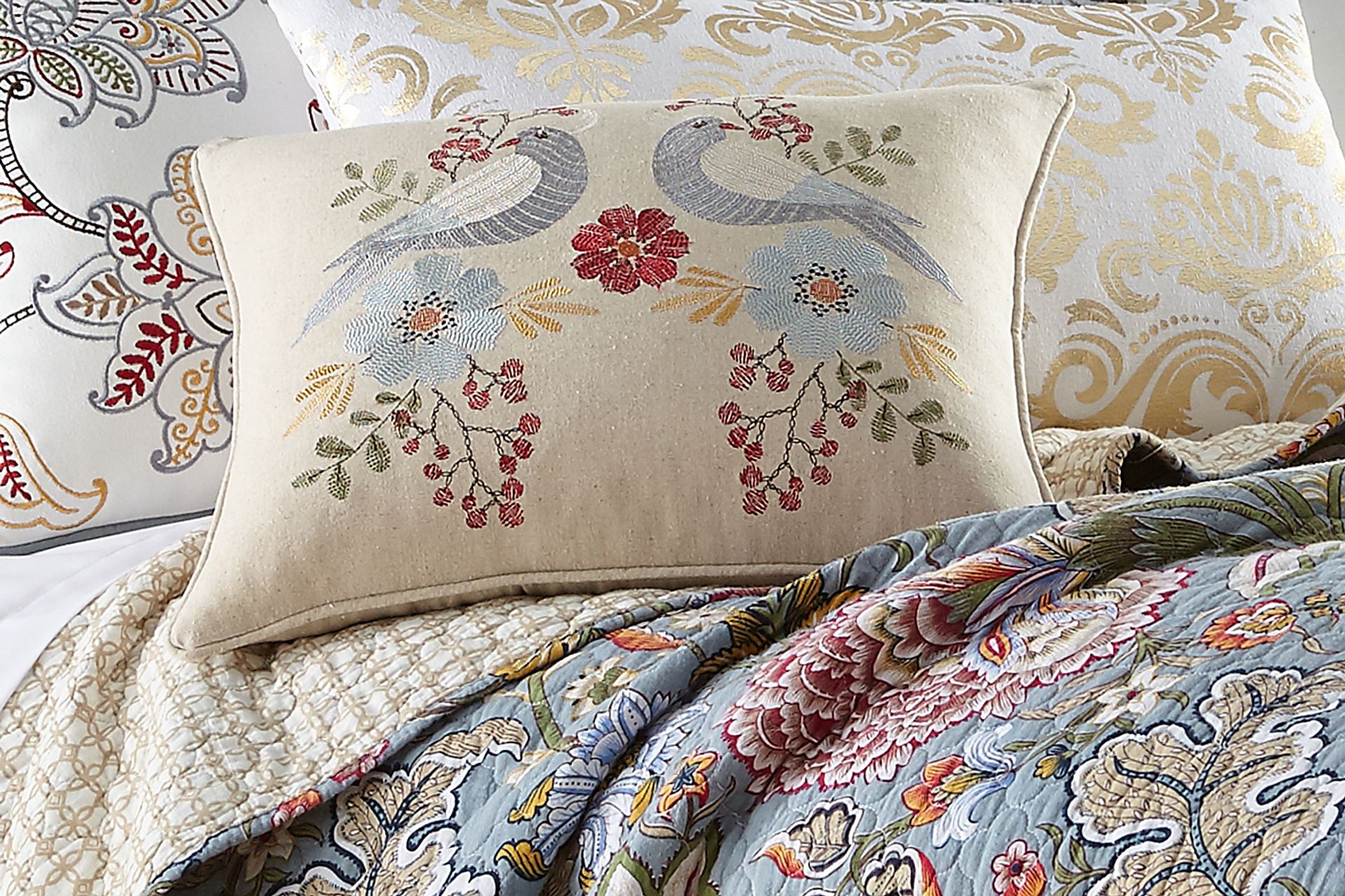 Mimmo Beige Accent Pillow - Image 3