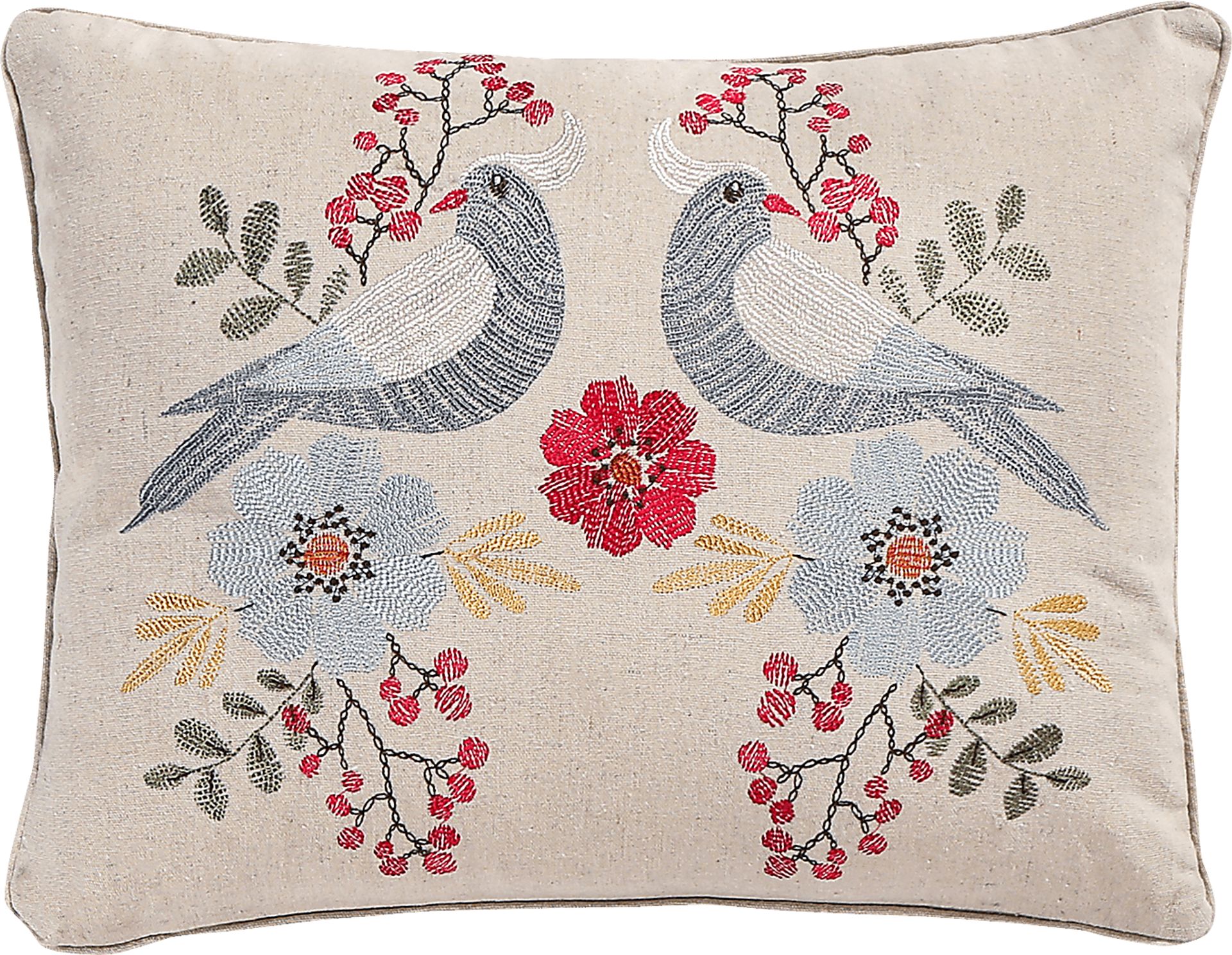 Mimmo Beige Accent Pillow - Image 1