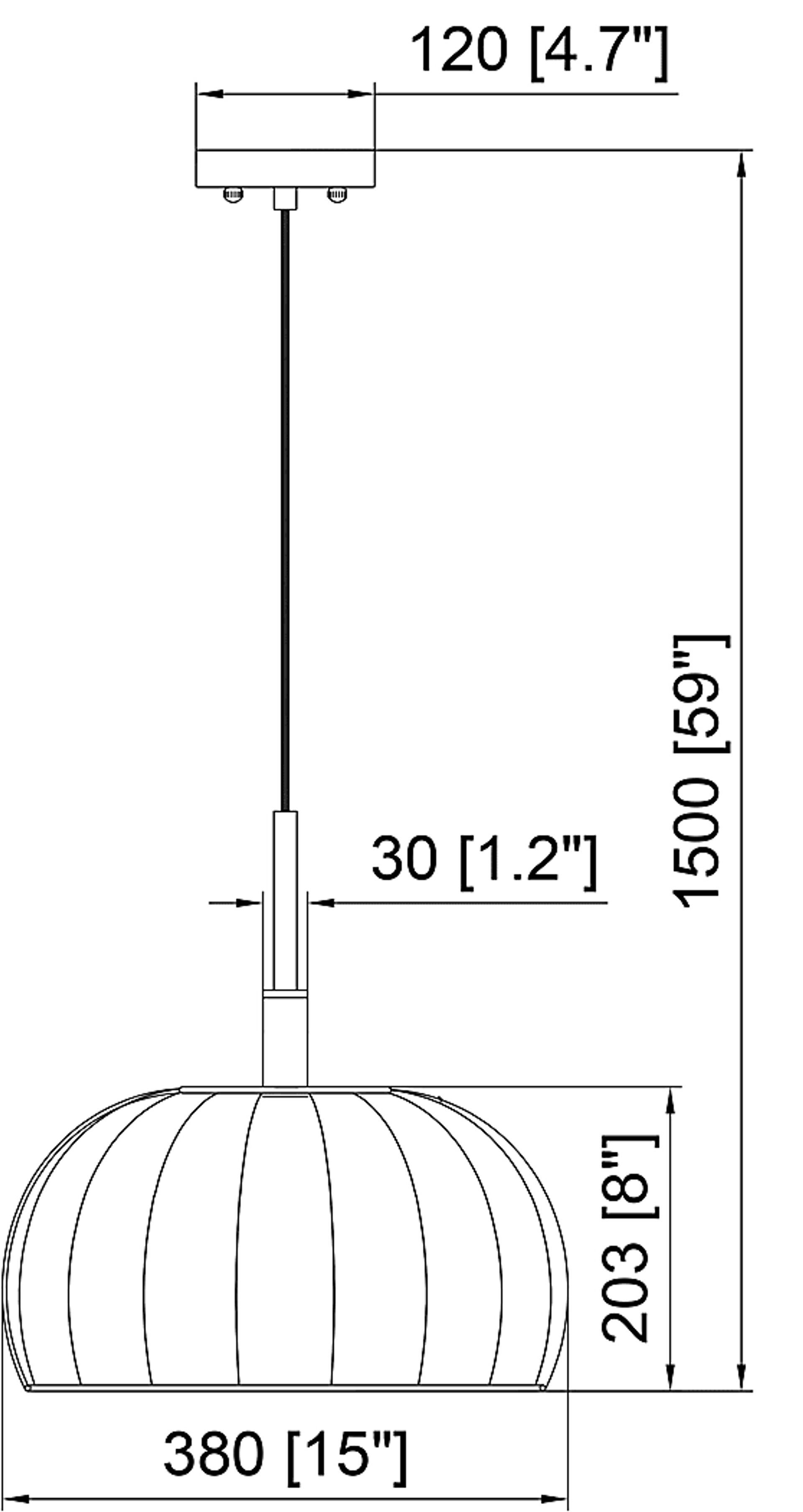 Minden Gate White Pendant - Image 5