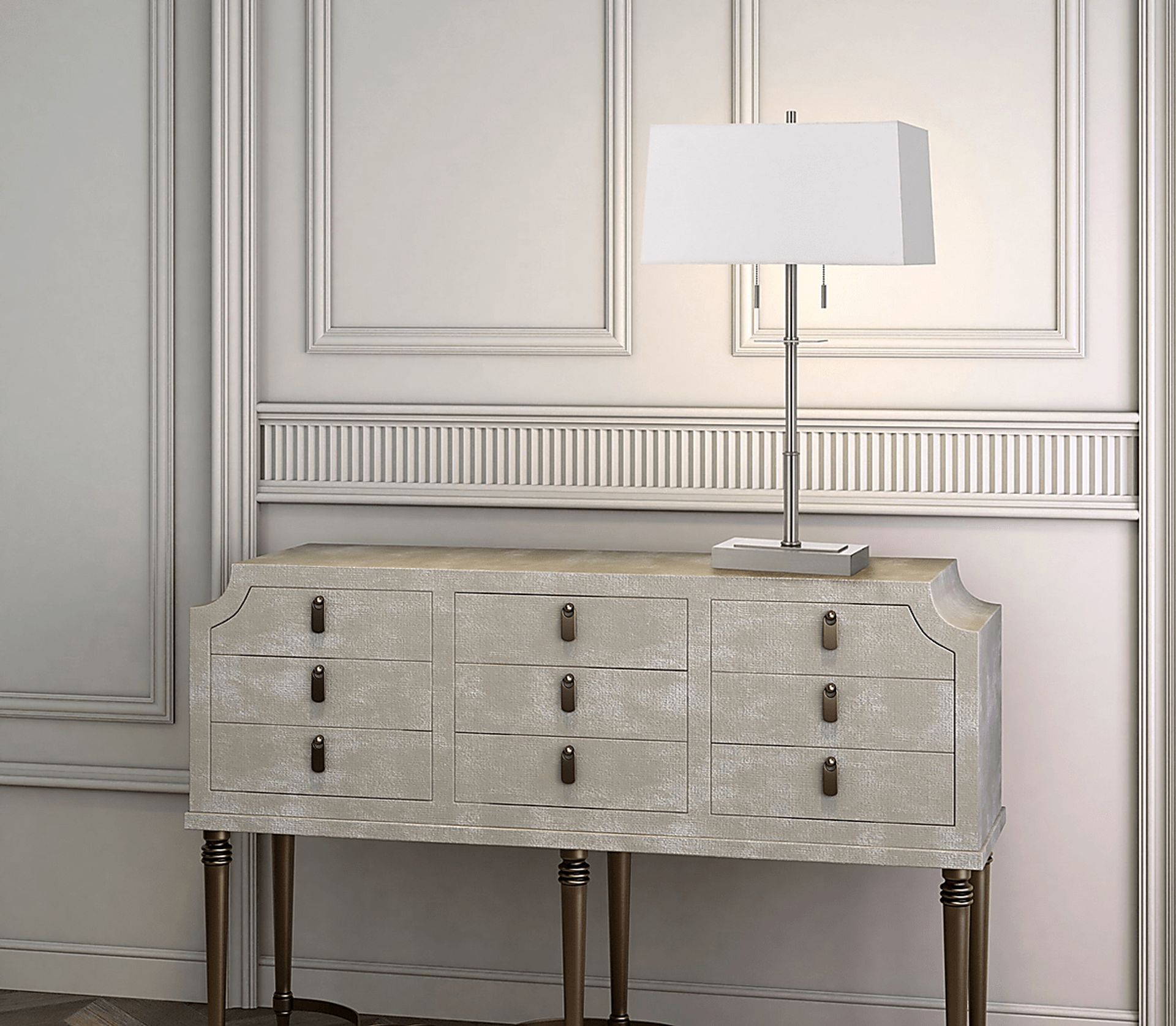 Minden Silver Lamp - Image 2