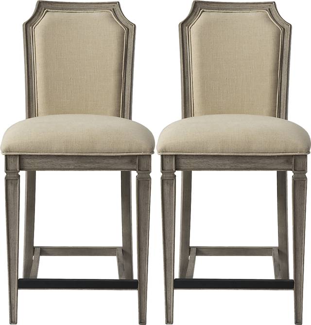 Mineola Natural Counter Height Stool (Set of 2) - Thumbnail - Image 1