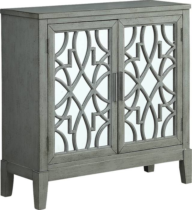 Minetta II Gray Accent Cabinet - Thumbnail - Image 2