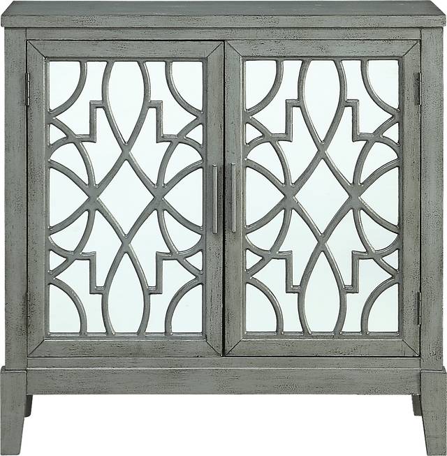 Minetta II Gray Accent Cabinet - Thumbnail - Image 1