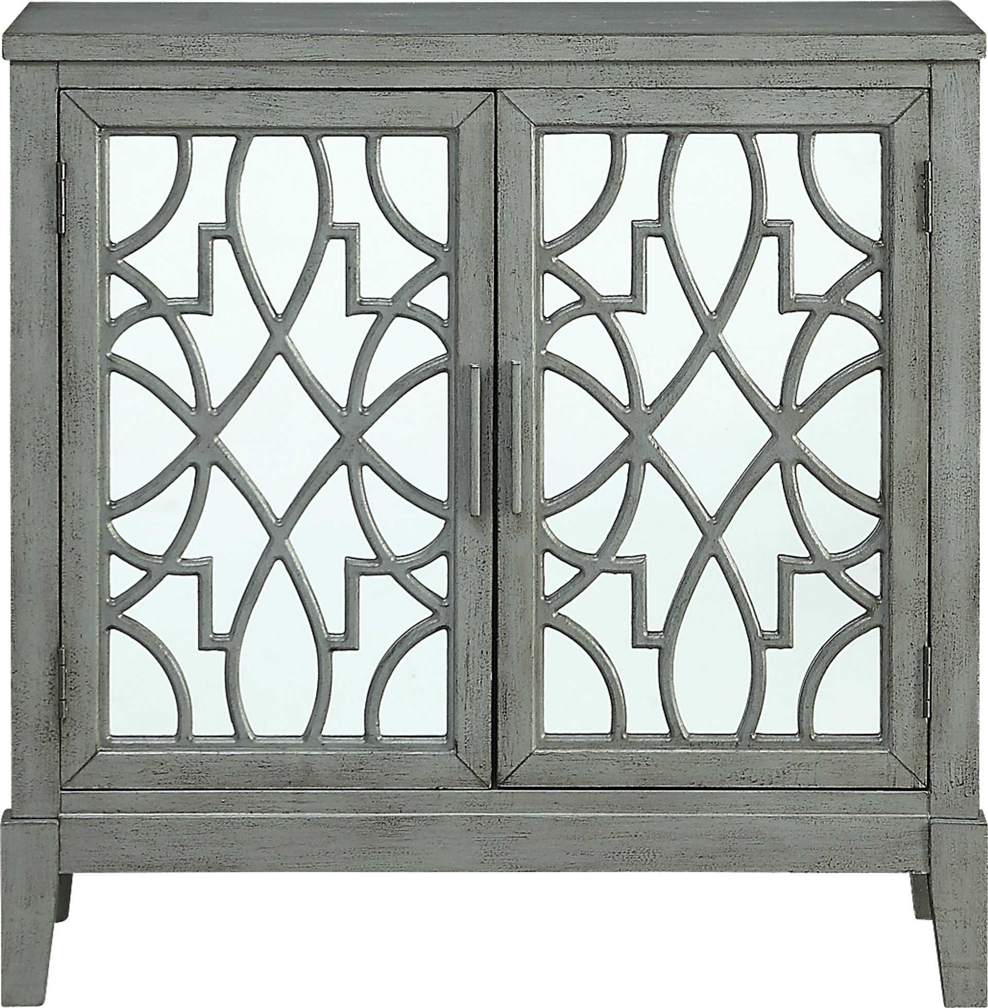 Minetta II Gray Accent Cabinet - Image 1