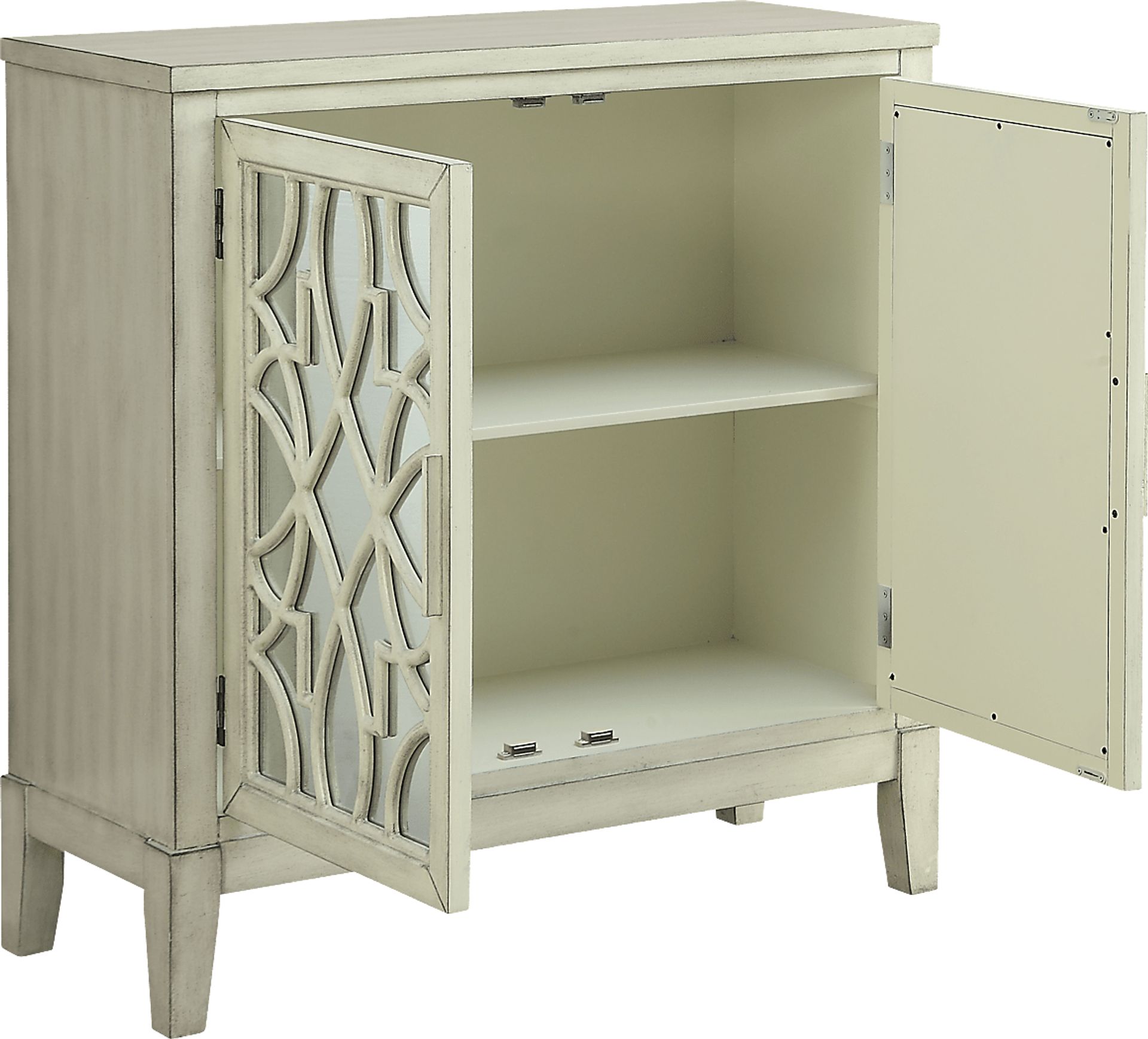 Minetta II Ivory Accent Cabinet - Image 3