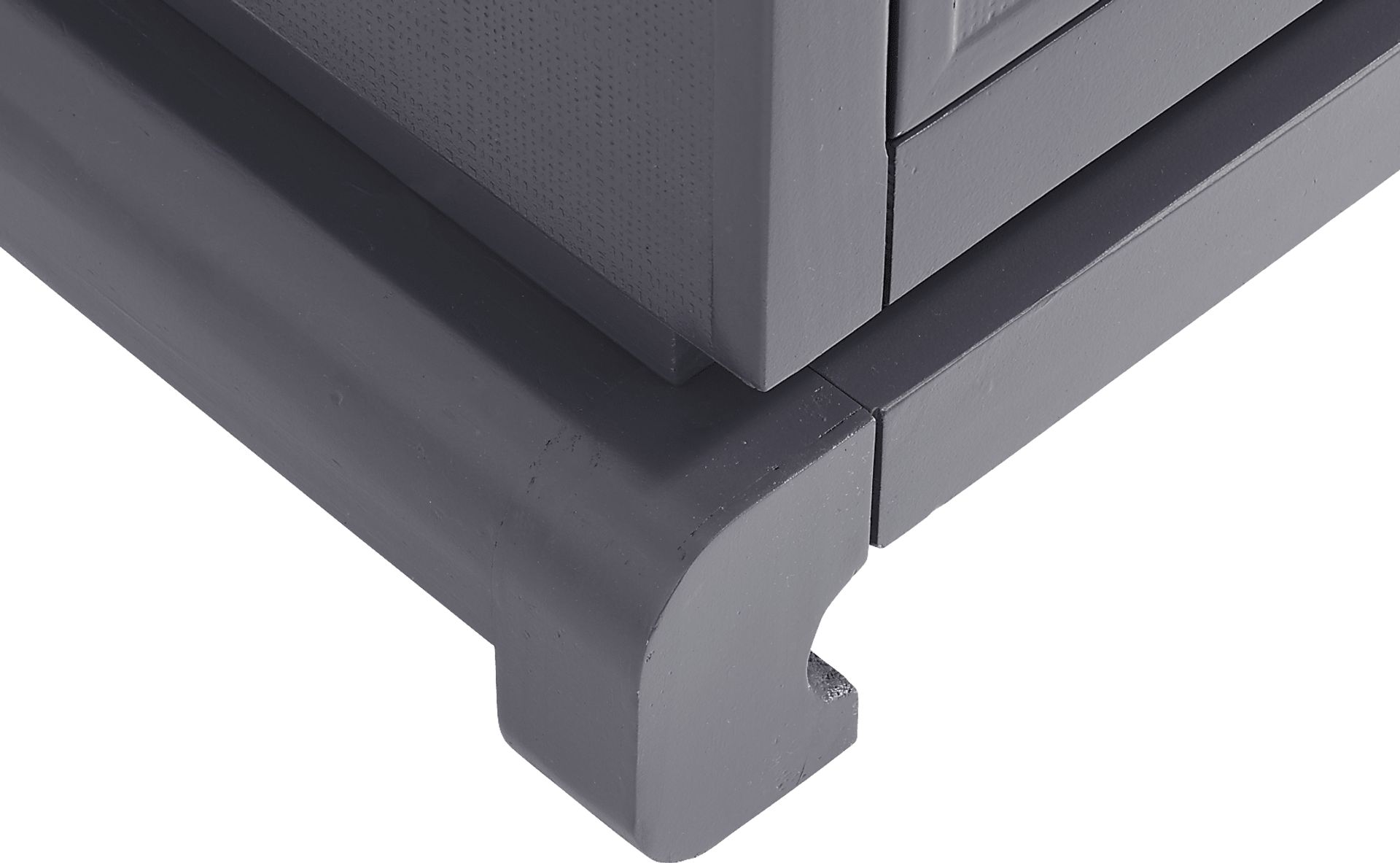 Ming Periwinkle 4-Door Credenza - Image 4