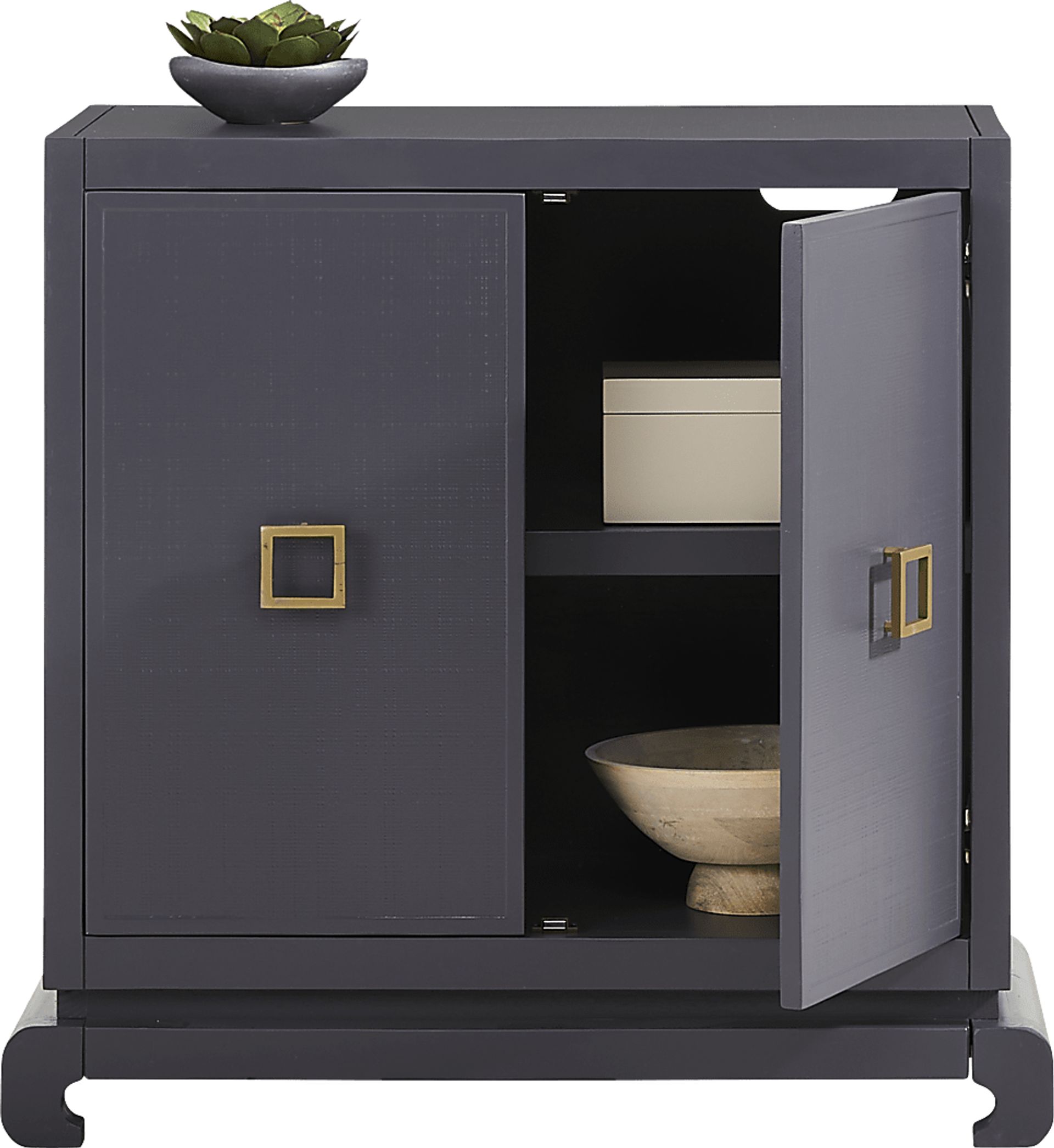 Ming Periwinkle Cabinet - Image 2