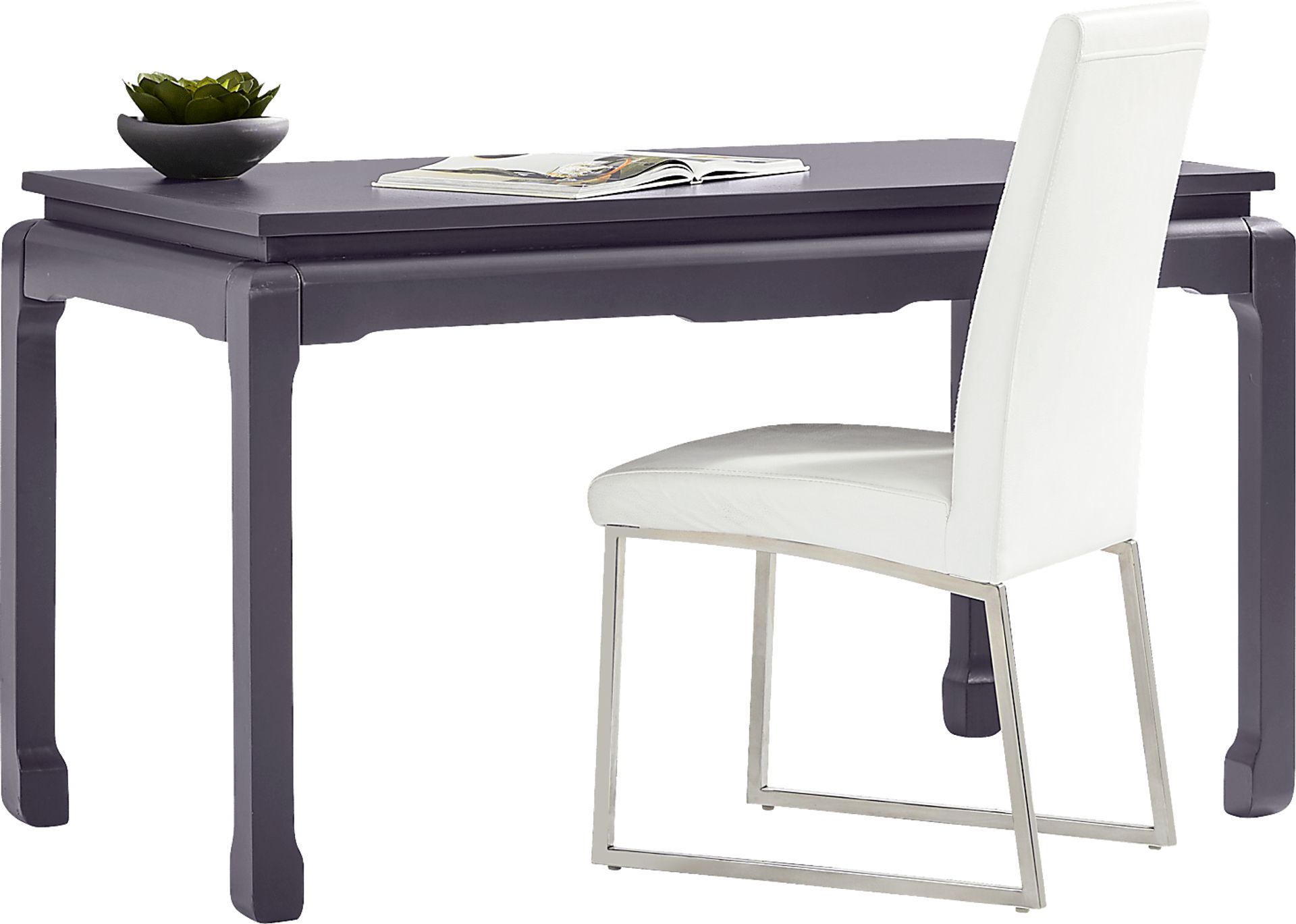 Ming Periwinkle Desk and Chair - Image 2