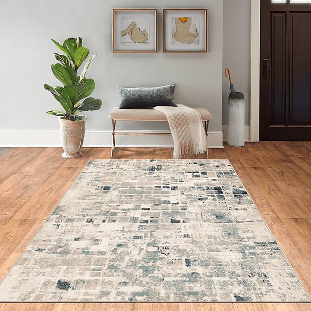 Minidows Beige 7'7 x 10'10 Rug - Thumbnail - Image 2