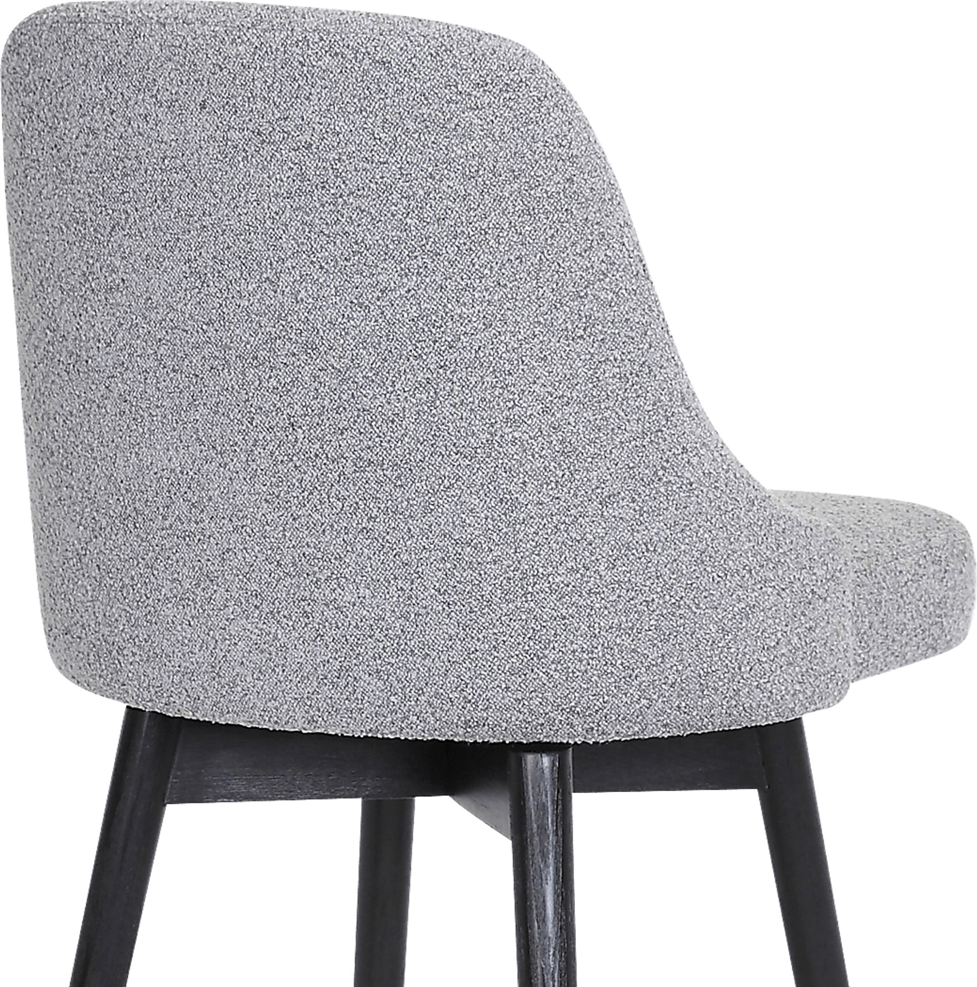 Minilita Gray Swivel Barstool - Image 8