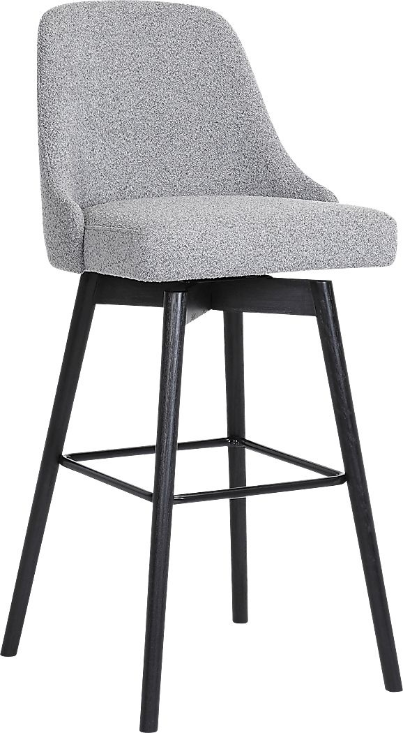 Minilita Gray Swivel Barstool