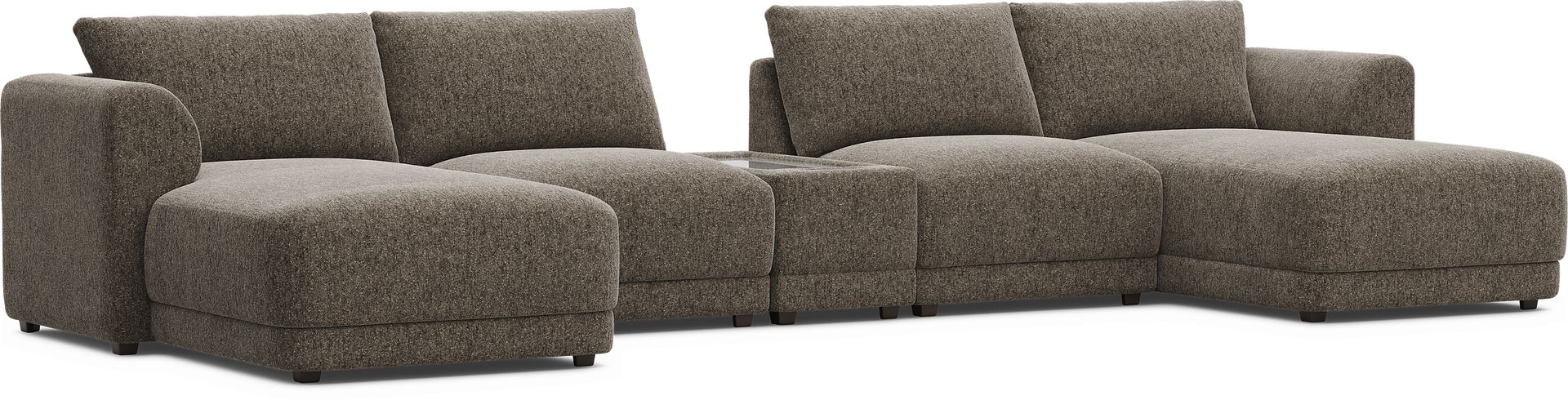 Mink 5 Pc ModularFour with Media Console - Image 1