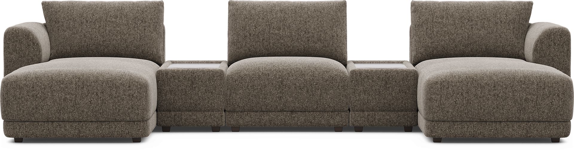 Mink 5 Pc ModularFour with Media Consoles - Image 3
