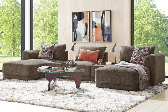 Mink 5 Pc ModularFour with Media Consoles - Thumbnail - Image 2