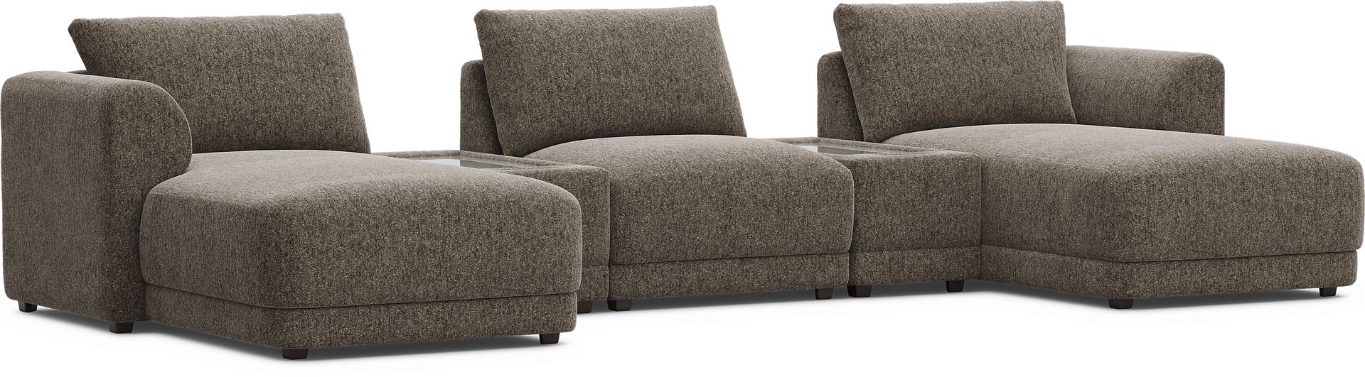 Mink 5 Pc ModularFour with Media Consoles - Image 1