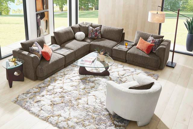 Mink 7 Pc ModularFour with Media Consoles - Thumbnail - Image 2