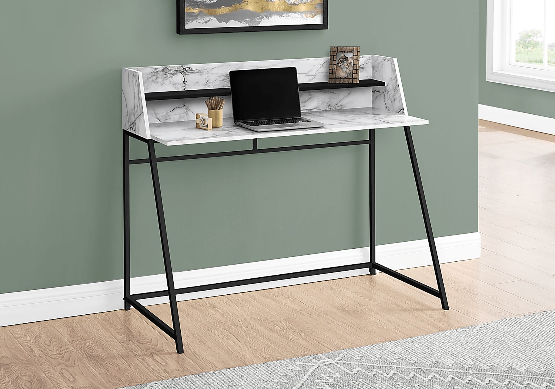 Minkler Marble Desk - Image 2