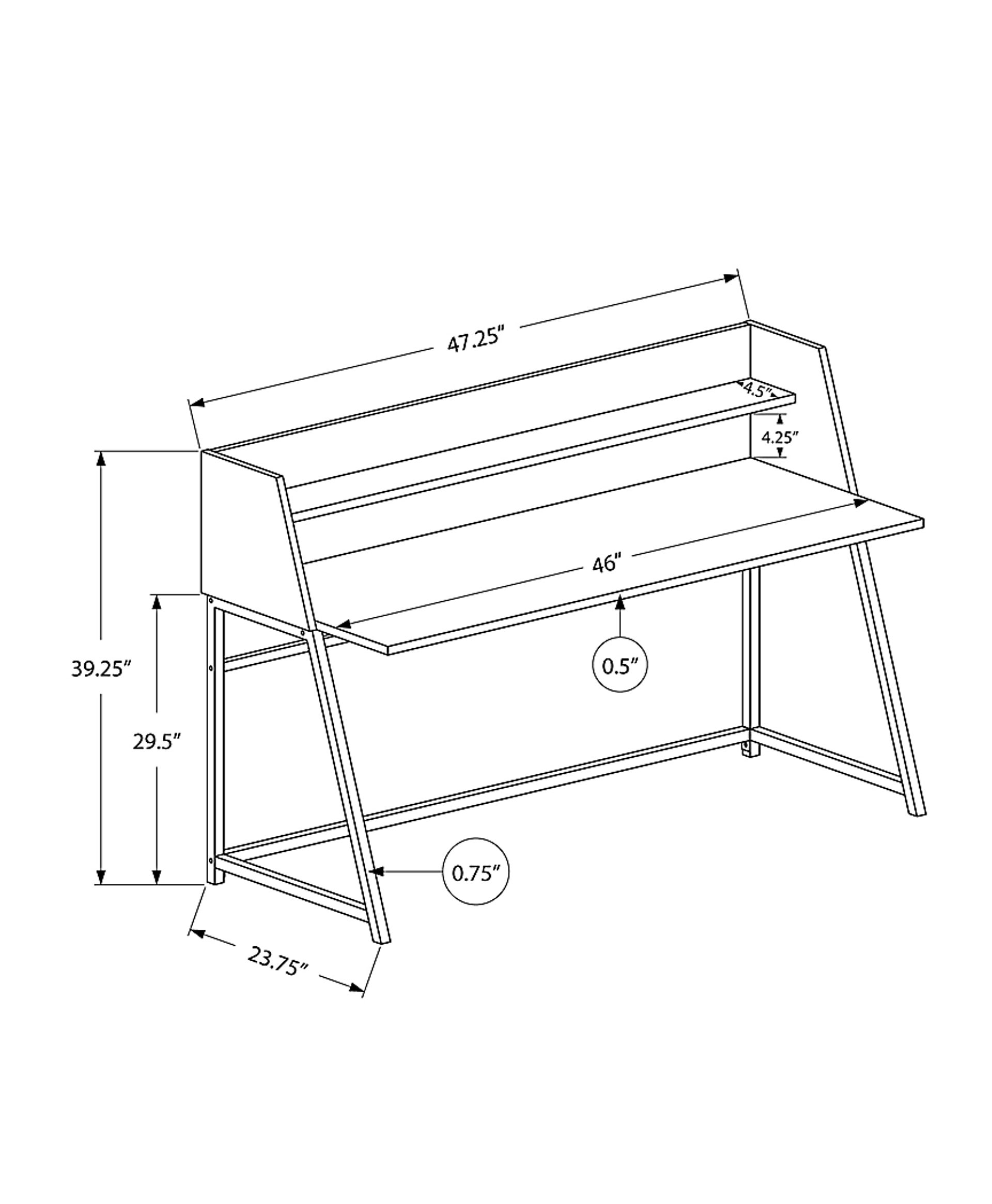 Minkler Marble Desk - Image 3