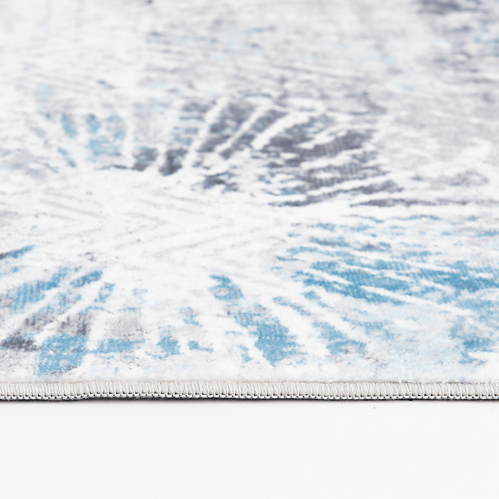 Minky Batik Aqua 7'6 X 9'6 Rug - Image 4