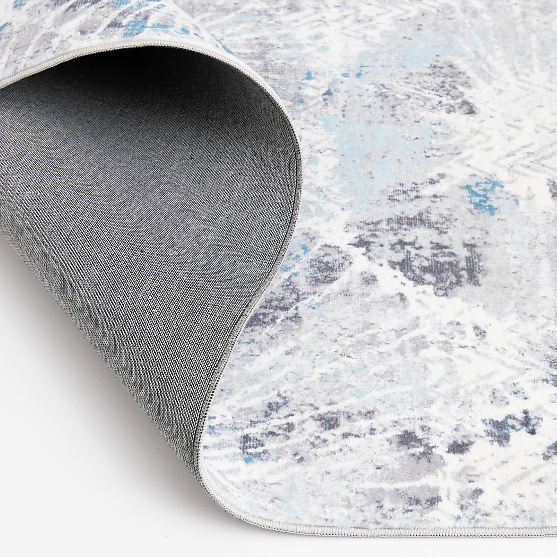 Minky Batik Aqua 7'6 X 9'6 Rug - Image 5