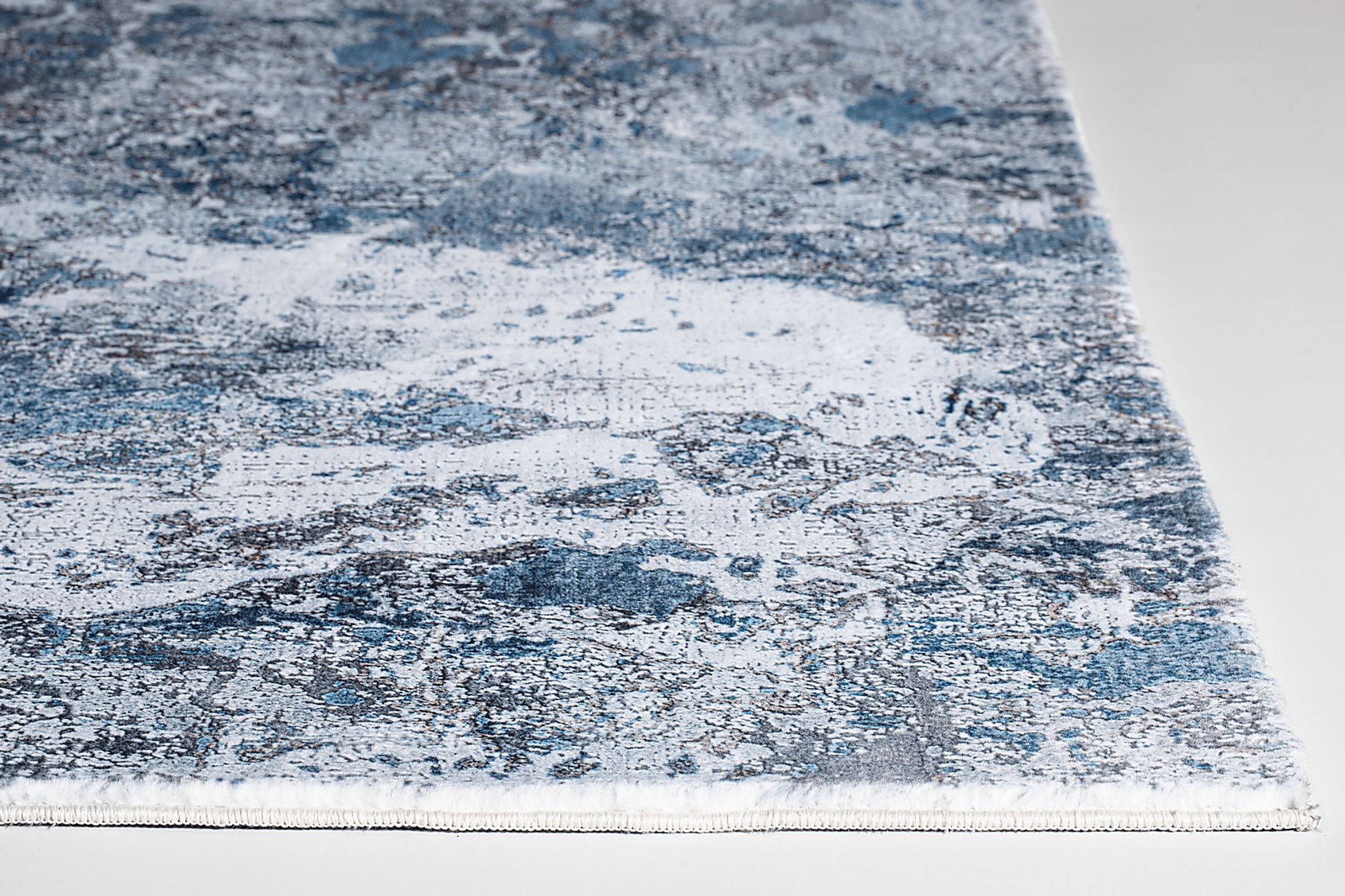 Minky Bowie Blue 7'6 x 10' Rug - Image 2