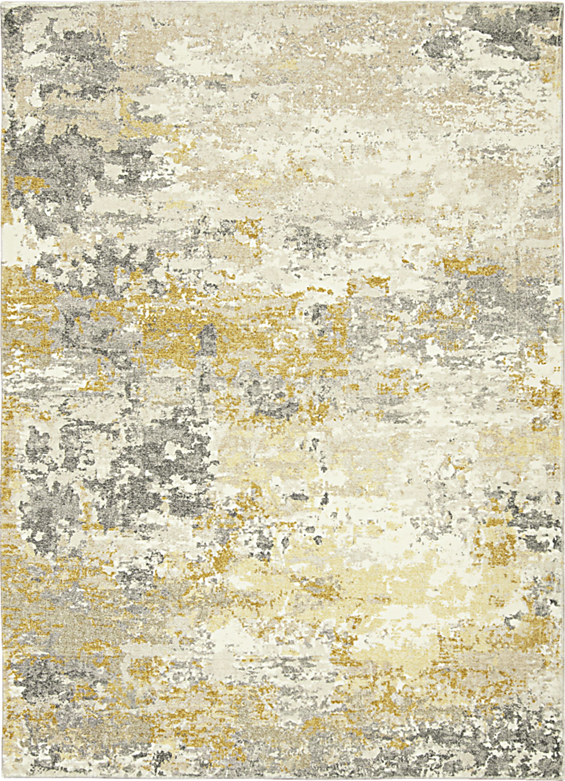 Minky Daybreak Gray 5'x7' Rug - Image 1