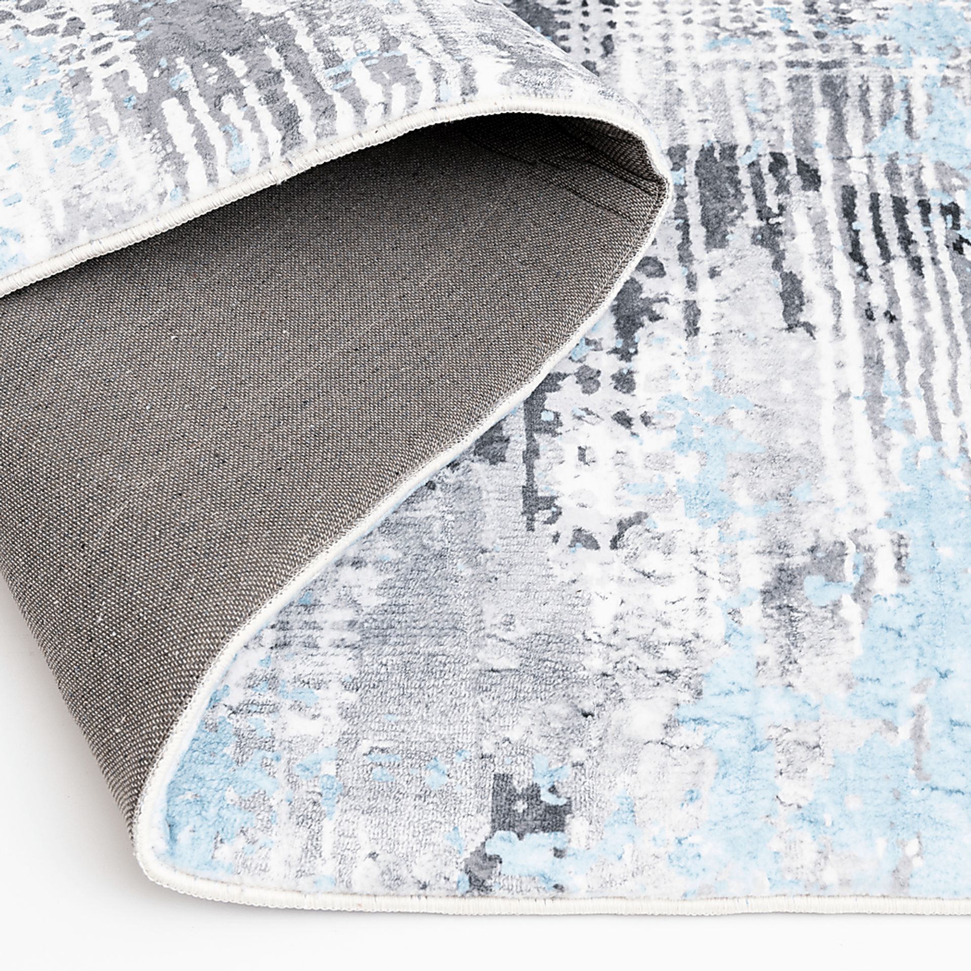 Minky Metropolitan Plus Blue 7'6 x 9'6 Rug - Image 6