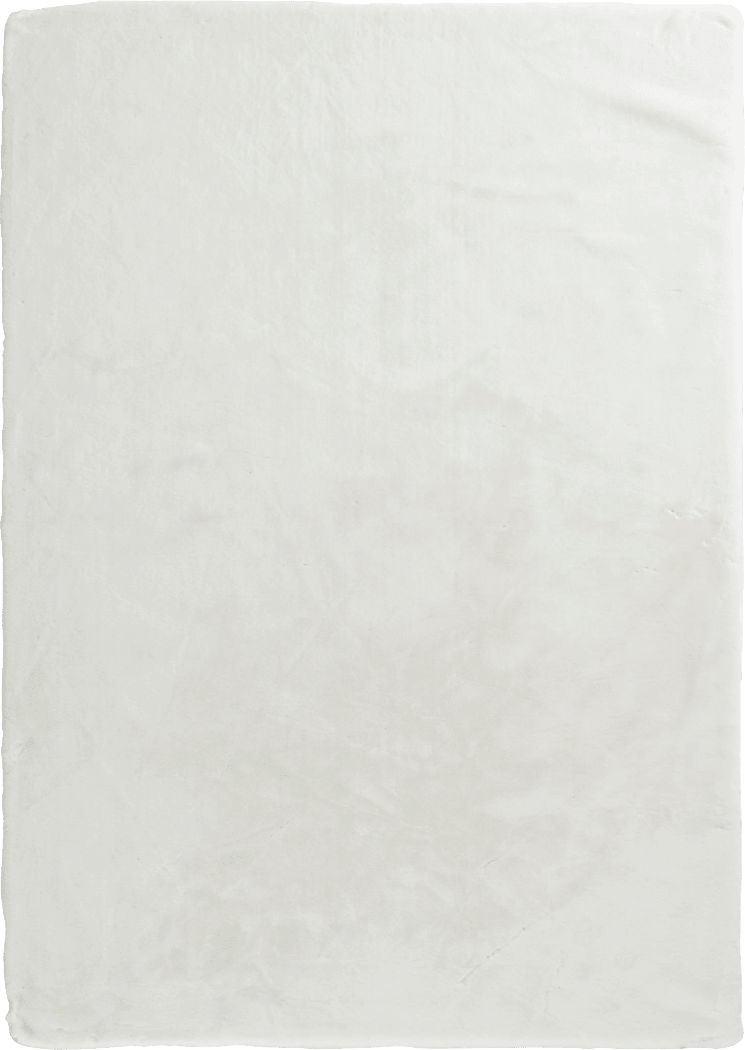 Minky-Moe Plus Ivory 7'6 x 9'6 Rug