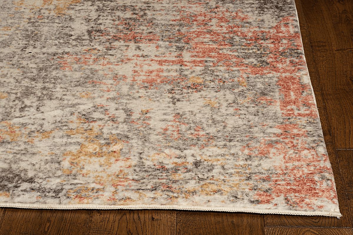 Minky Roxy Multi Polyester Fabric Rug | Rooms to Go