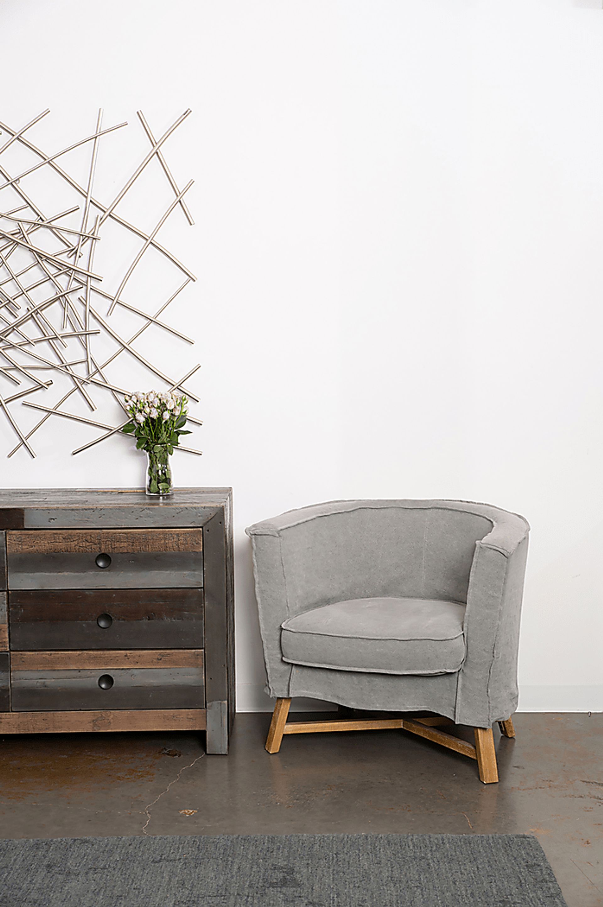 Minley Gray Accent Chair - Image 3