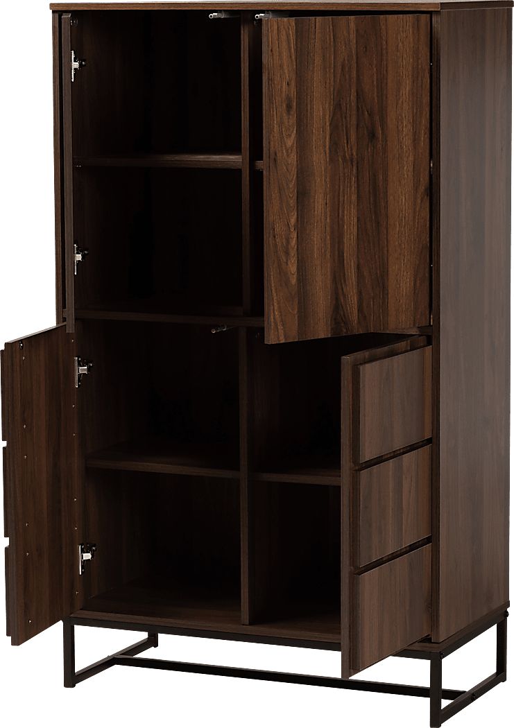 Minlow Brown Accent Cabinet - Thumbnail 5