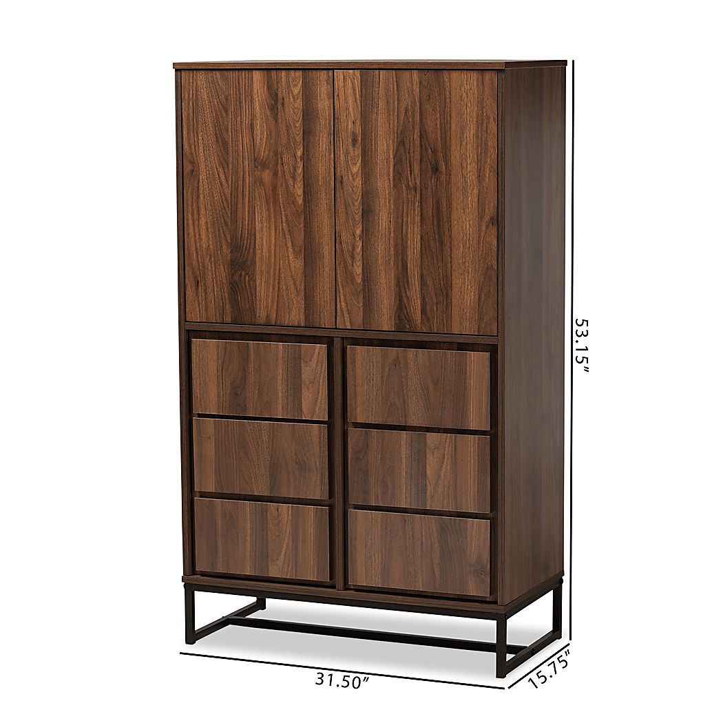 Minlow Brown Accent Cabinet