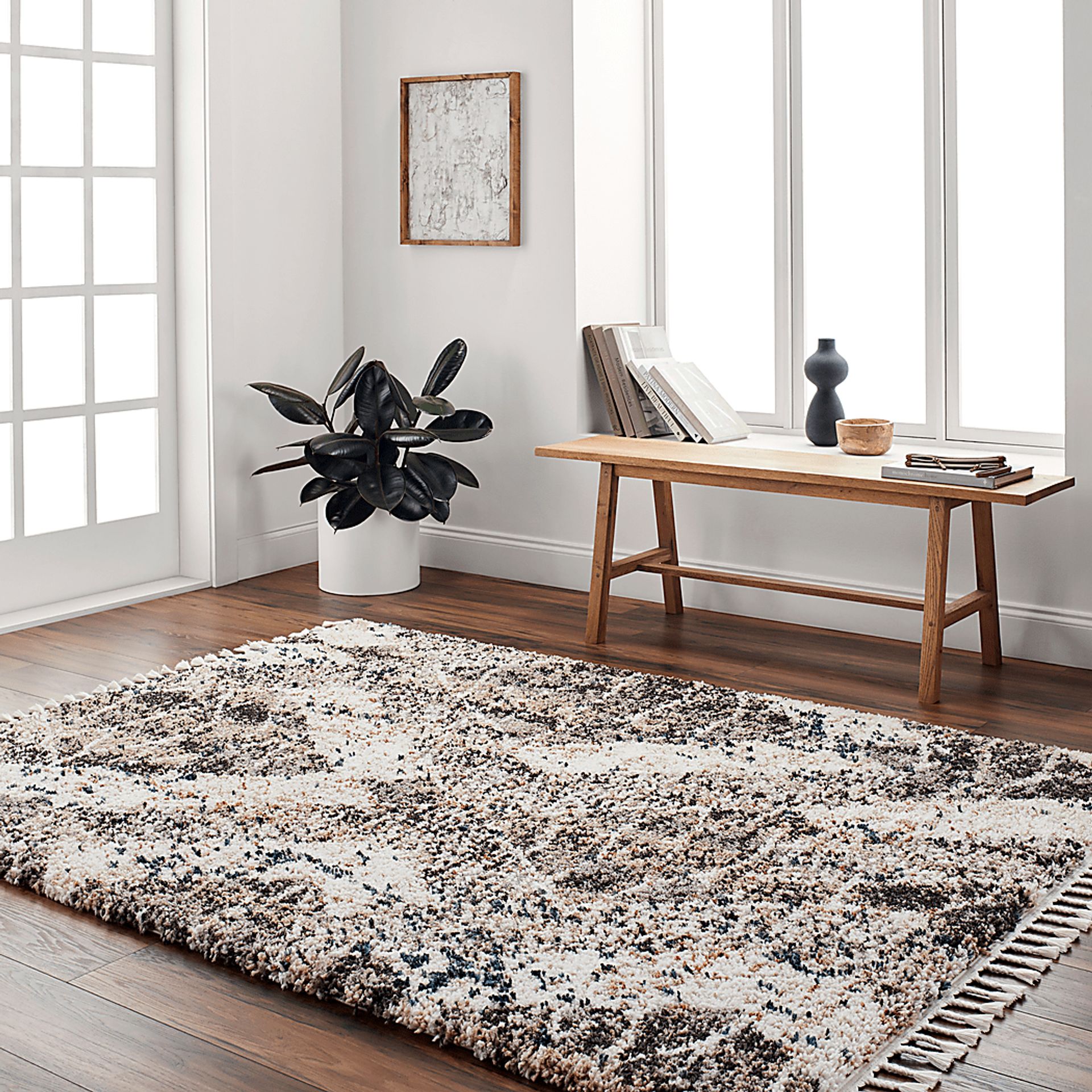 Minnefell Gray 7'10 x 10' Area Rug - Image 2